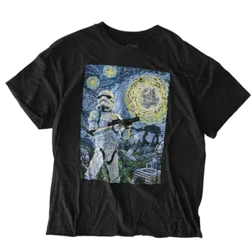 구제 의류 스타 워즈 티셔츠 USA 모델 STAR WARS 블랙 검정