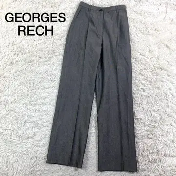 GEORGES RECH 그레이 컬러 스트라이프 디자인 슬랙스