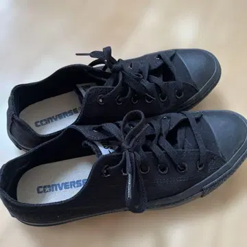 CONVERSE 블랙 스니커즈 25.5cm