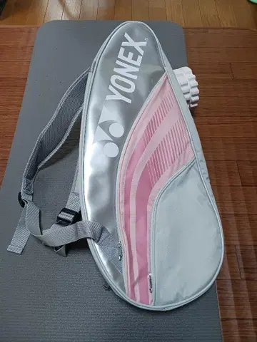YONEX 라켓 백 실버/핑크