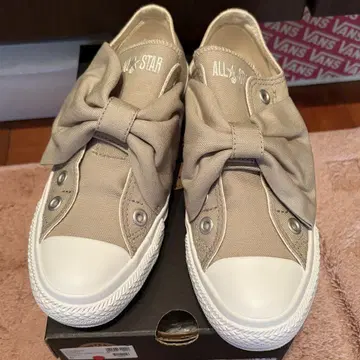 컨버스 23cm 올스타 리본 벨트 베이지