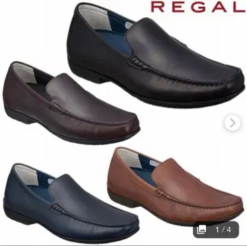 REGAL 남성용 캐주얼 슈즈 슬립온 56HR 네이비 25cm