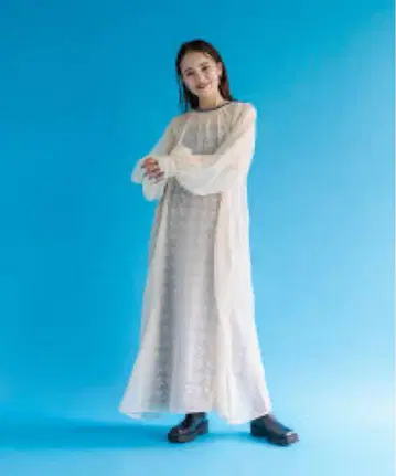 mystic 모리카와 기획 시어 레이어드 원피스 SET