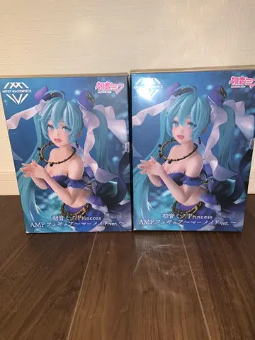 하츠네 미쿠 Princess AMP 피규어 머메이드 ver. 2개