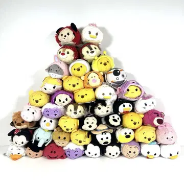 디즈니 TSUMTSUM 쯔무쯔무 봉제 인형 묶음 판매 총 46개