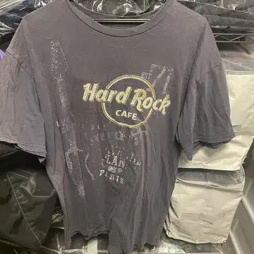 Hard Rock Cafe 티셔츠 L 사이즈 다크 그레이