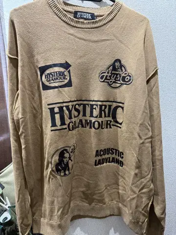 HYSTERIC GLAMOUR 로고 프린트 트레이닝복 새상품급