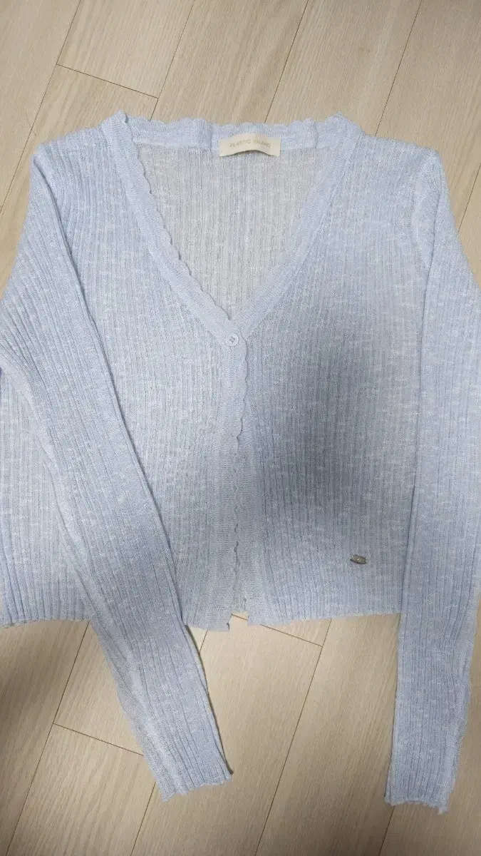 Plastic Island See-through Cardigan
