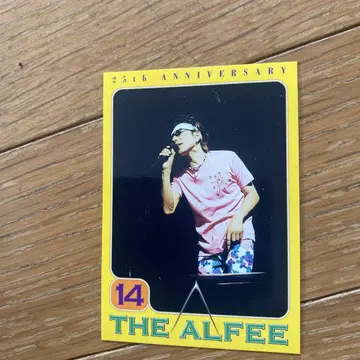 THE ALFEE 25주년 progress14 트레이딩 카드