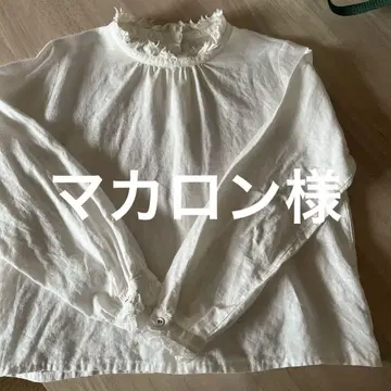 블라우스 린넨 프렌치 브루