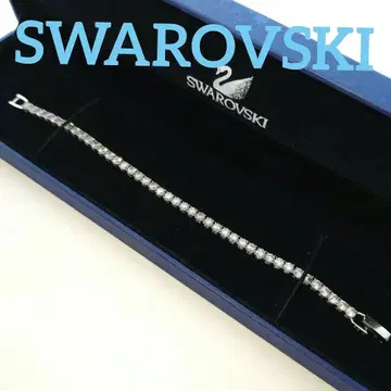SWAROVSKI Tennis Deluxe 팔찌 실버 컬러
