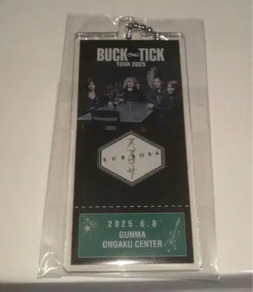 BUCK-TICK TOUR 2025 6/8 회장 한정판 키링