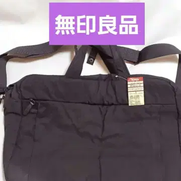 미사용 새상품 무인양품 보스턴 백 대 블랙