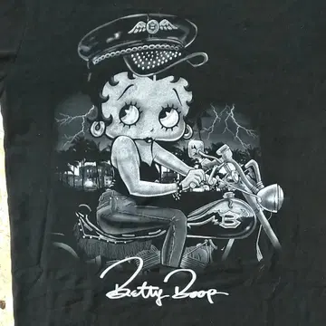 Betty Boop 반팔 티셔츠 S 베티 붐 US 구제 의류 [302]