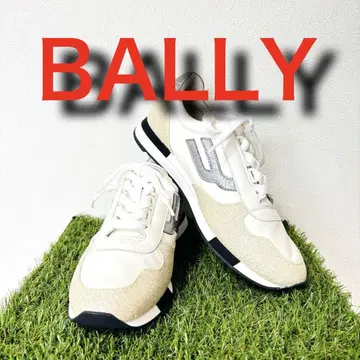 여성용 스니커즈 BALLY 발리 화이트 라메
