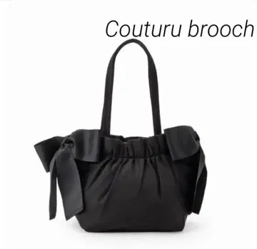 Couturu 브로치 리본 토트백