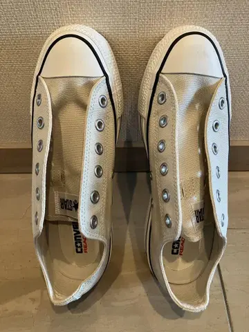 컨버스 스니커즈 ALL STAR LIFTED OX MILK WHITE