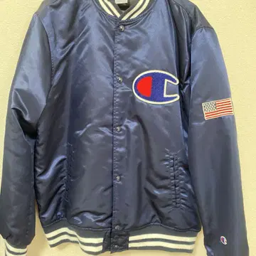 Champion 챔피온 바시티 자켓 L 네이비