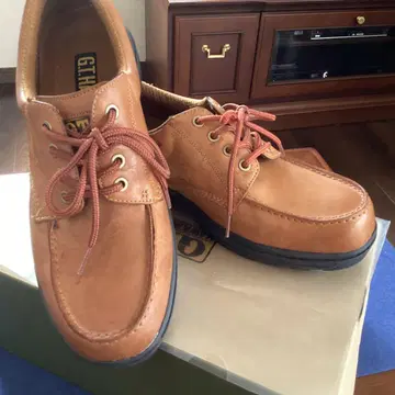 G.T.HAWKINS 브라운 캐주얼 슈즈 천연 가죽 26.5cm