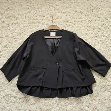 서울베리 노카라 자켓 블랙 3L