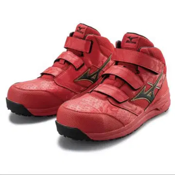 [새상품] Mizuno 레드 하이컷 안전화 26.0cm