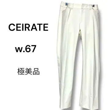 컨디션 최상 CEIRATE 화이트 팬츠 w.67