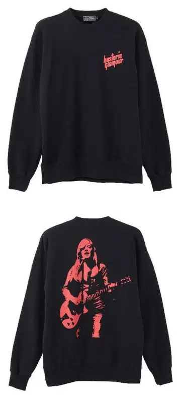 hysteric Glamour 기타 걸 트레이닝복