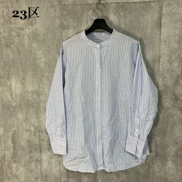 23구 CANCLINI 밴드 카라 셔츠 44