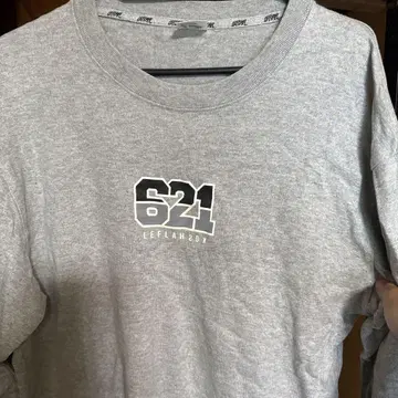 LEFLAH 621 그레이 긴팔 티셔츠 L 사이즈