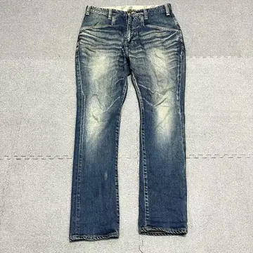 983 BEN DAVIS 수염이 떨어지는 워시 가공 청바지 W30 스트릿