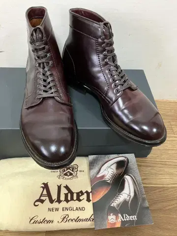 ALDEN 알든 4561 버건디 8D