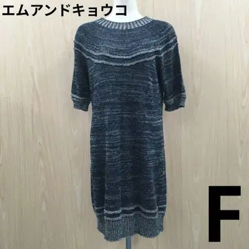 엠앤쿄코 반팔 니트 원피스 F0612B02