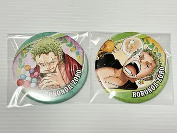 ONE PIECE 원피스 캔뱃지 "SPRING" 조로 2개 세트