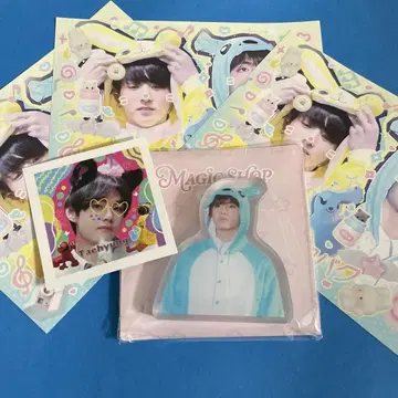 BTS 테테 데뷔 12주년 이벤트 굿즈 아크릴 블록 한국제 제작자 메모