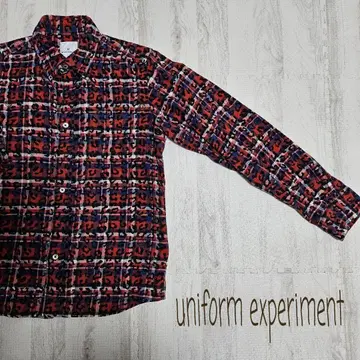 uniform experiment 체크 무늬 긴팔 셔츠