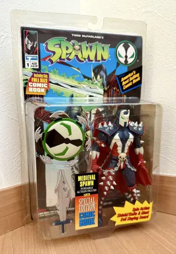 Spawn 스폰 나이트 액션 피규어 스페셜 에디션 코믹 포함
