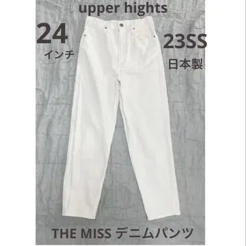upper hights THE MISS 24 23SS 데님 팬츠 화이트