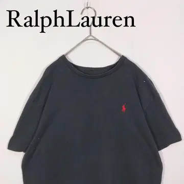 Ralph Lauren 블랙 무지 티셔츠 M