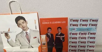 JEJU Air 클리어 파일 및 펜 세트