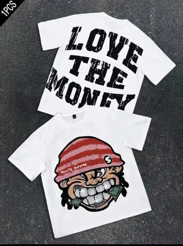 usuk drip 래퍼 티셔츠 반팔