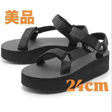 Teva 블랙 스포츠 샌들 통굽 24cm