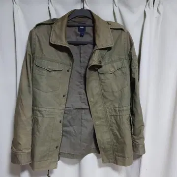 Gap 카키 밀리터리 자켓 M