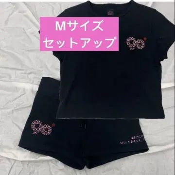 90 girl 90 로고 걸 티 팬츠 세트업