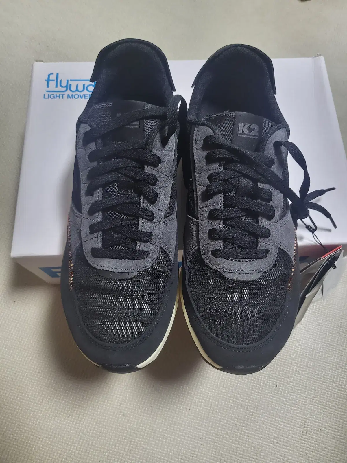 K2 Mesh Leather Colorblock Walking Shoes 250 (Unused)