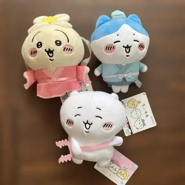 치이카와 (먼작귀) 칠석 봉제 인형 3종 세트