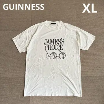 vintage GUINNESS 기네스 티셔츠 반팔 화이트 XL 상당
