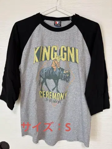 KING GNU CEREMONY 래글런 T S 사이즈