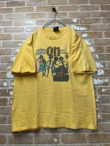 C3 마일스 데이비스 티셔츠 ZION 마일스 데이비스 노랑 2XL