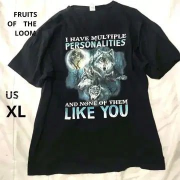 데미지 가공, FRUITS OF THE LOOM XL 티셔츠