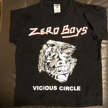 ZERO BOYS VICIOUS CIRCLE 티셔츠 M 사이즈
